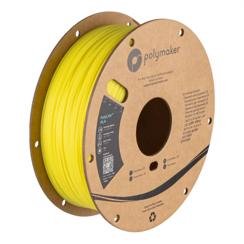 Polymaker PolyLite™ PLA luminous yellow