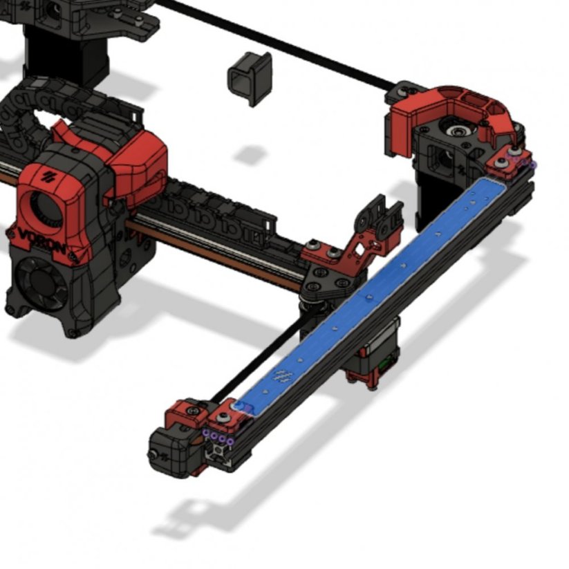 Titanium Extrusion Backers Instalace