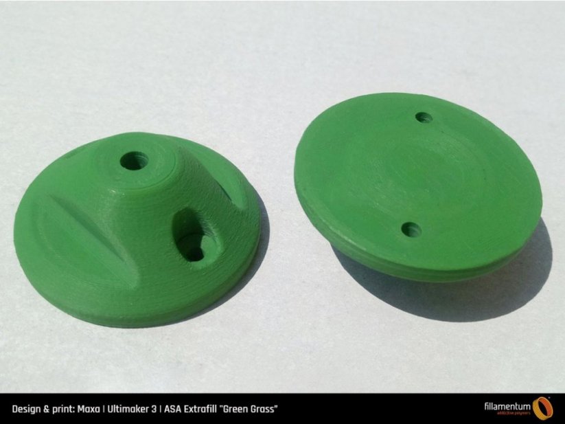 Filament Fillamentum Extrafill ASA zelená (green grass) 3D výtlačky