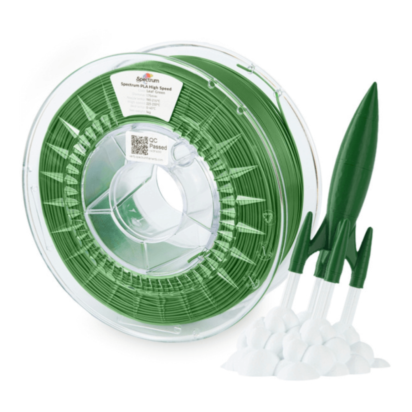 Spectrum PLA High Speed smaragdovo zelená (leaf green)