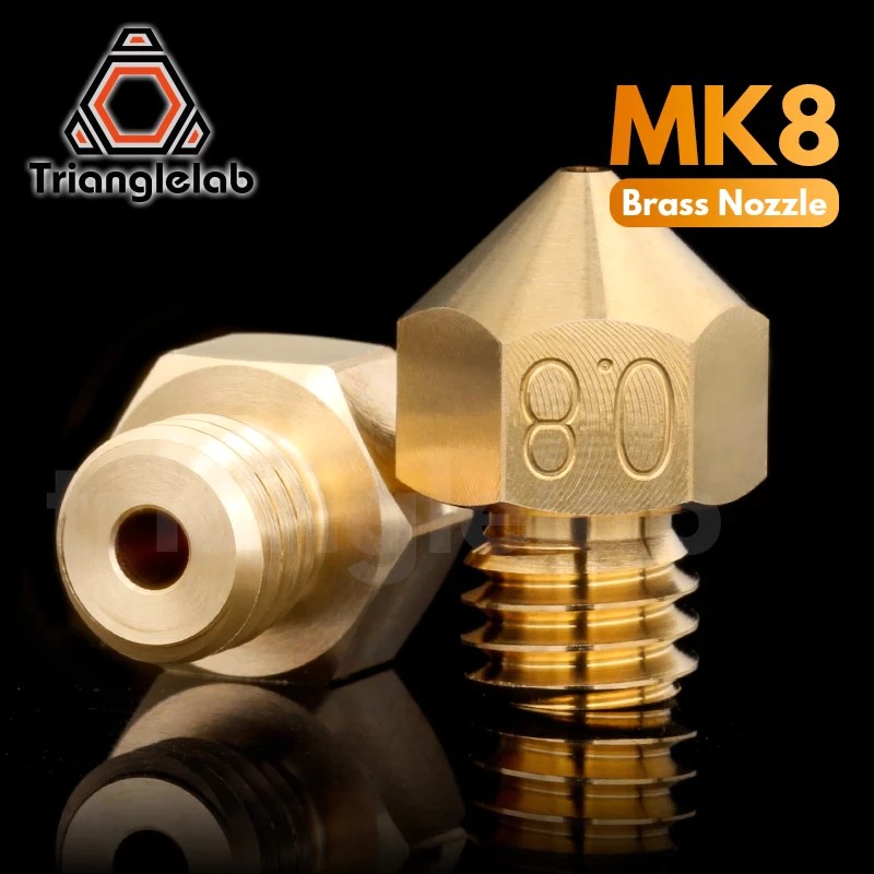 Trianglelab MK8 tryska 0,8 mm mosadz (brass)