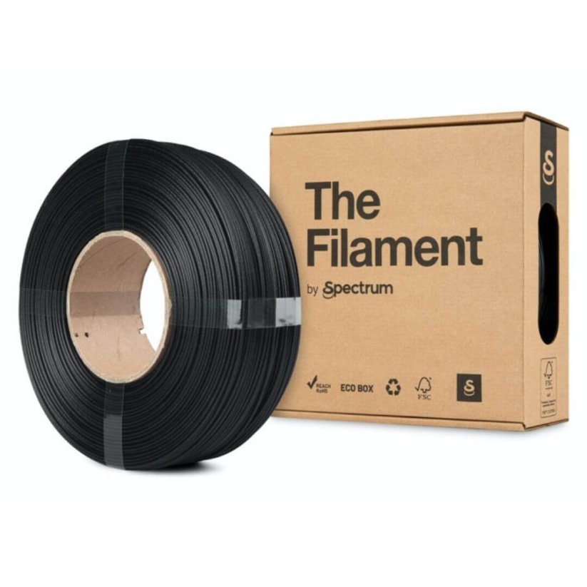 The Filament Refill PLA CF černá (black)
