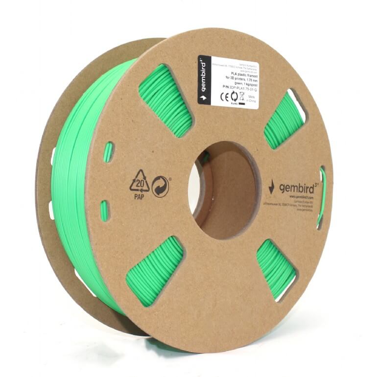 Gembird PLA  zelená (green) 1 kg
