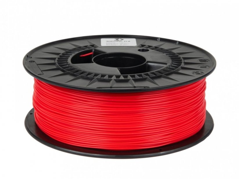 Filament 3DPower Basic PLA červerná (red) Cívka