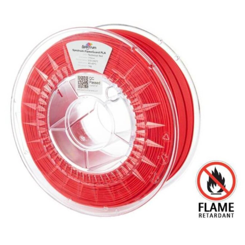 Spectrum FlameGuard PLA červená (technical red)