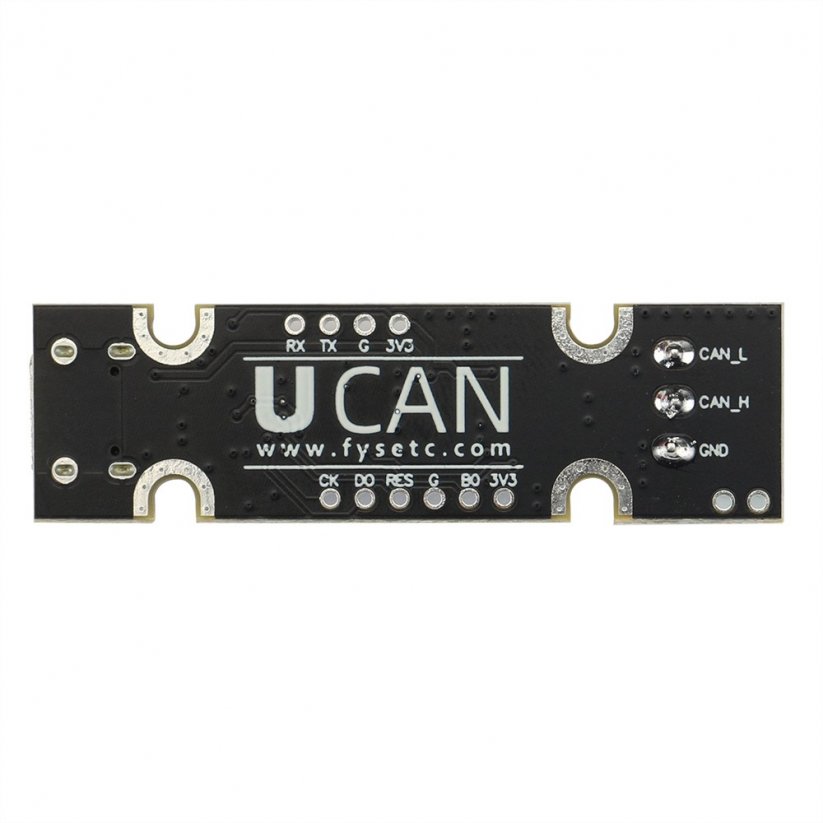 UCAN V1.0 USB to CAN Spodný pohľad