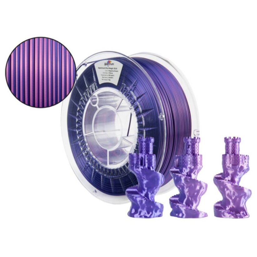 Spectrum PLA Magic SILK magenta dream