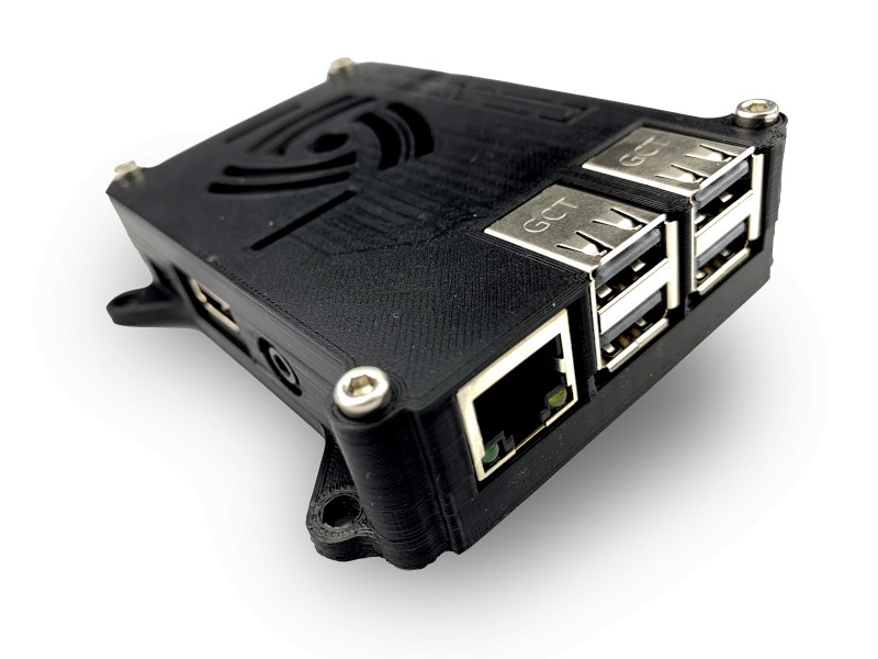 Filament Fiberlogy PET-G ESD/antistatic black Raspberry PI 3D printed case