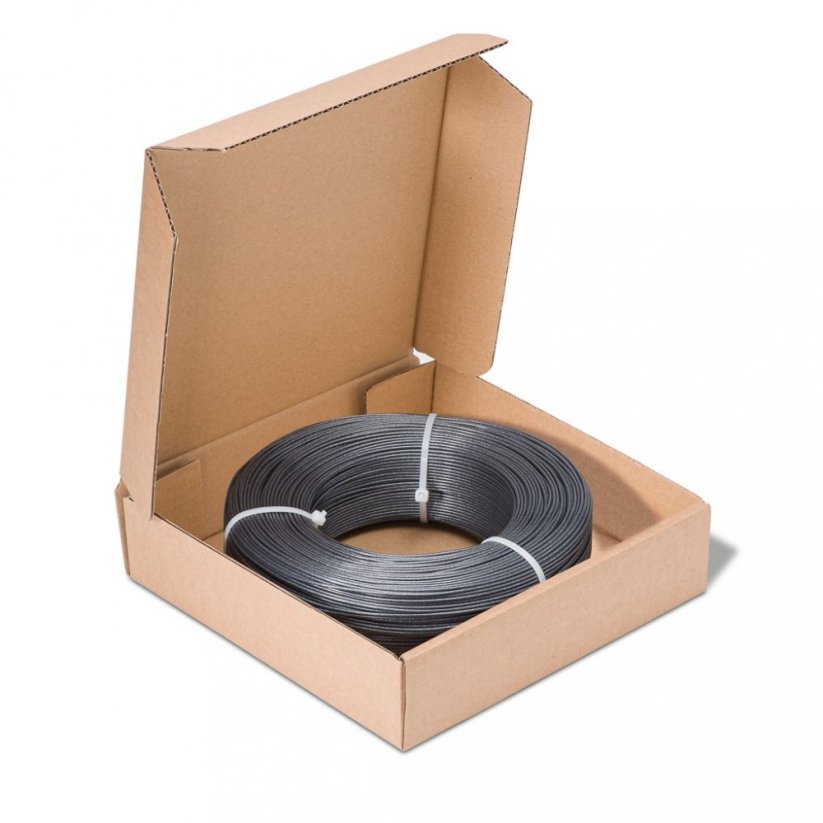Filament Fiberlogy Refill Easy PLA tmavošedá (vertigo) Balenie