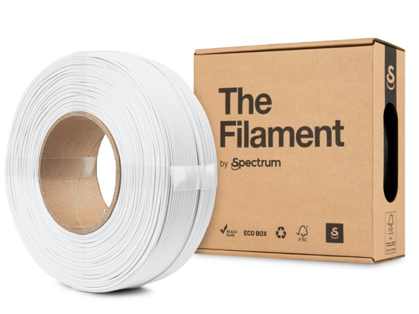 The Filament by Spectrum ReFill PLA Matte snow white