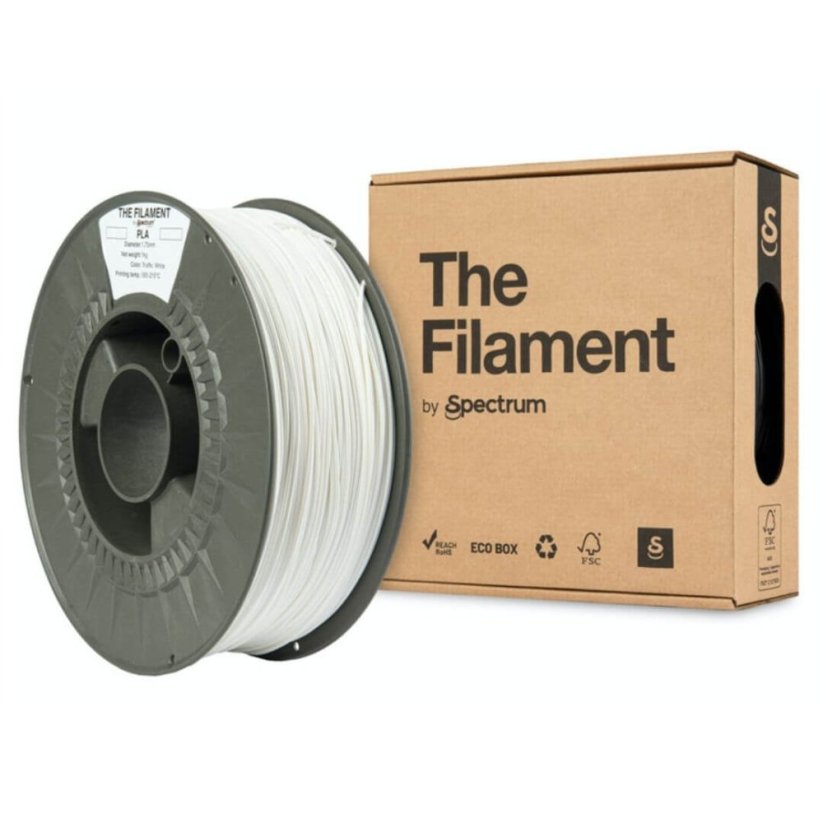 The Filament PLA traffic white