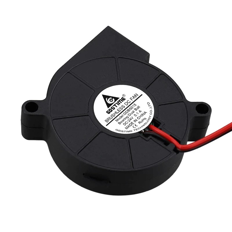 Gdstime Radiální ventilátor 5015 24V Dual Ball