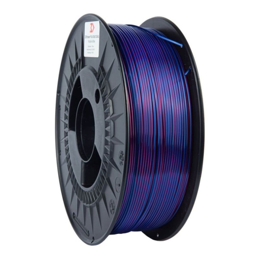 3DPower PLA SILK Dual Color - purple/blue