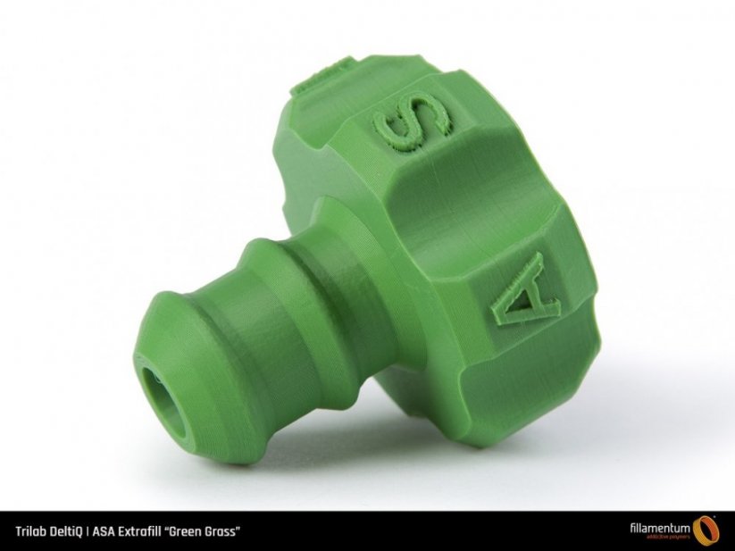 Filament Fillamentum Extrafill ASA zelená (green grass) Záhradní hadice 3D tisk