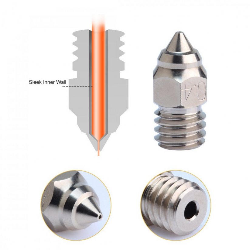 Trianglelab CR6-SE plated copper nozzle 0.4 Details