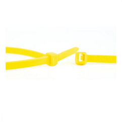 Stahovací pásky 140 x 3,6 mm (balení 100 ks) žluté