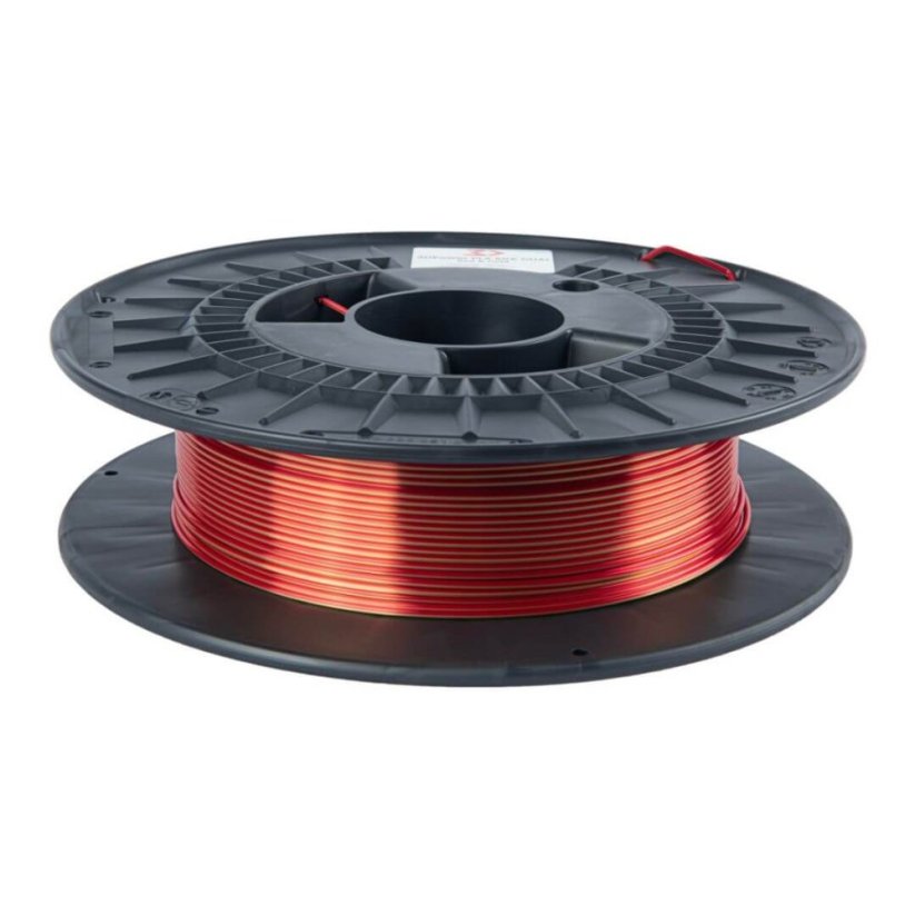 3DPower PLA SILK Dual Color - červená/zlatá 0,3 kg