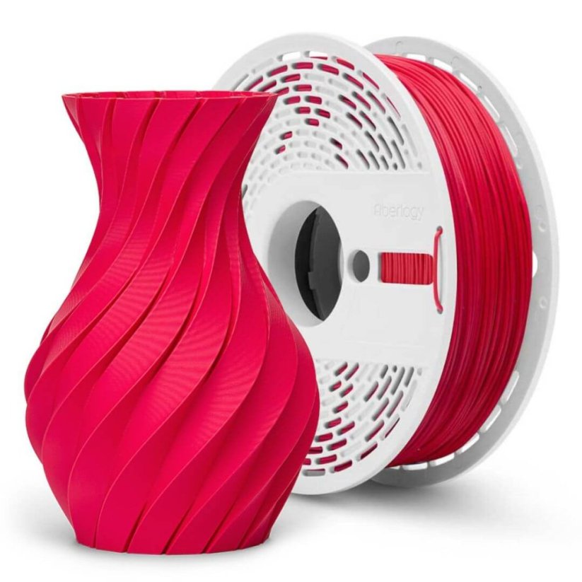 Fiberlogy Matte PLA červená (red) 0,85 kg