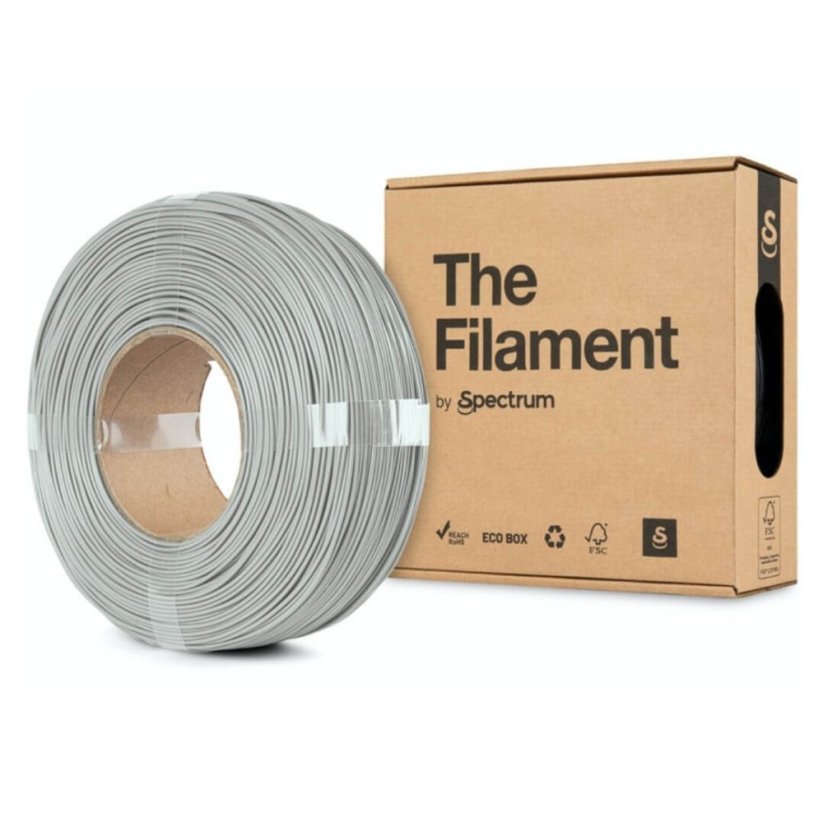 The Filament ReFill PLA strieborná (silver aluminium)