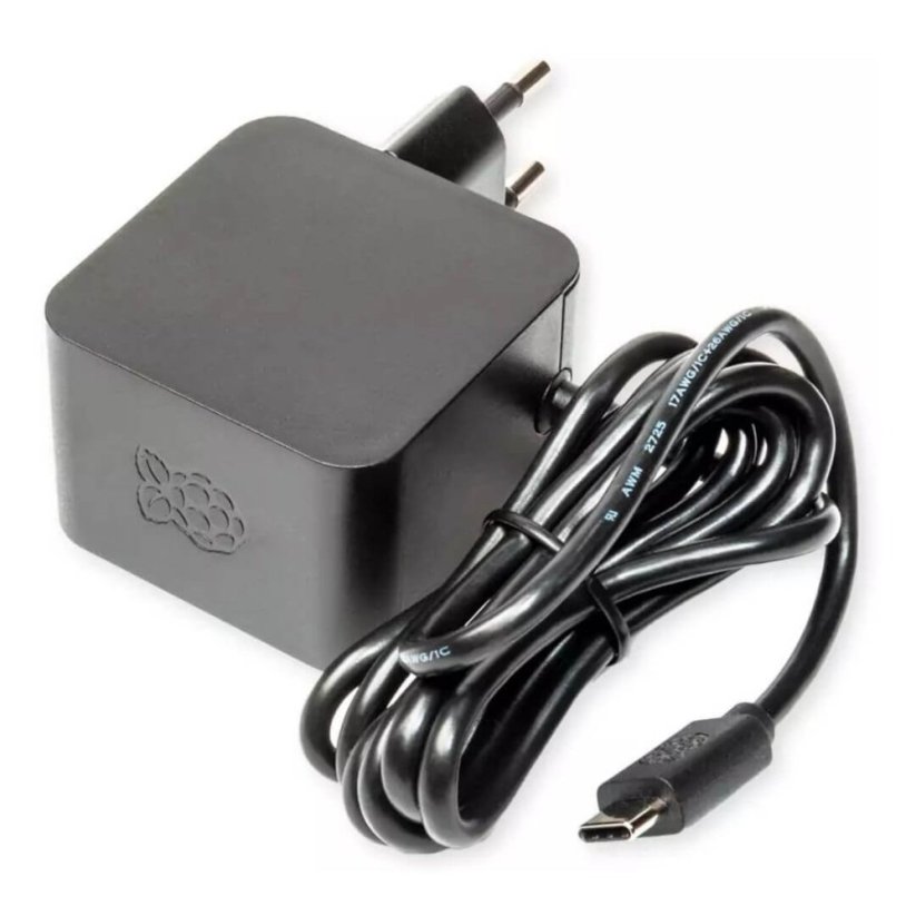 Raspberry Pi 27W USB-C napájecí zdroj, EU, černý