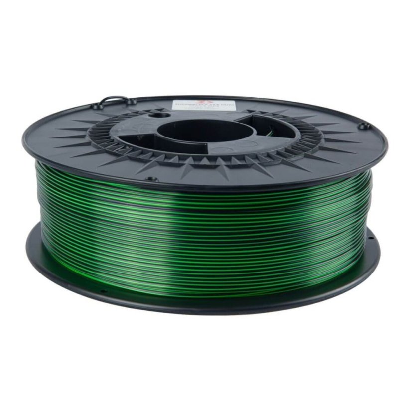 3DPower PLA SILK Dual Color - zelená/čierna (green/black)