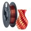 3DPower PLA SILK Dual Color - červená/zlatá 0,3 kg
