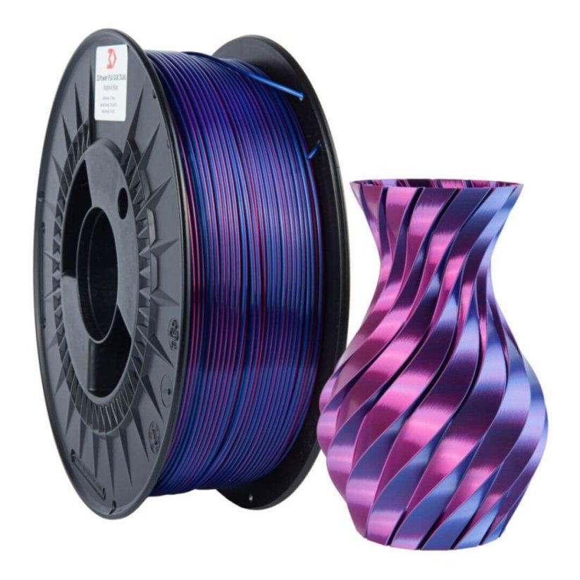 3DPower PLA SILK Dual Color - purple/blue