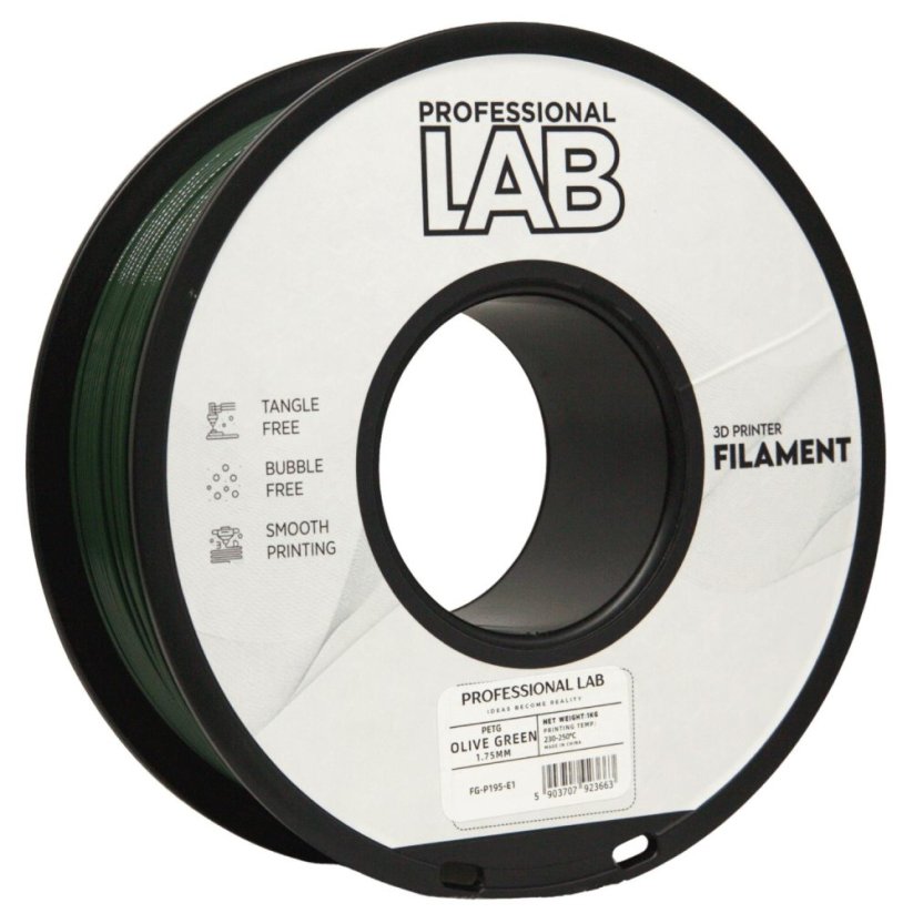 Professional Lab PETG olivová (olive green)