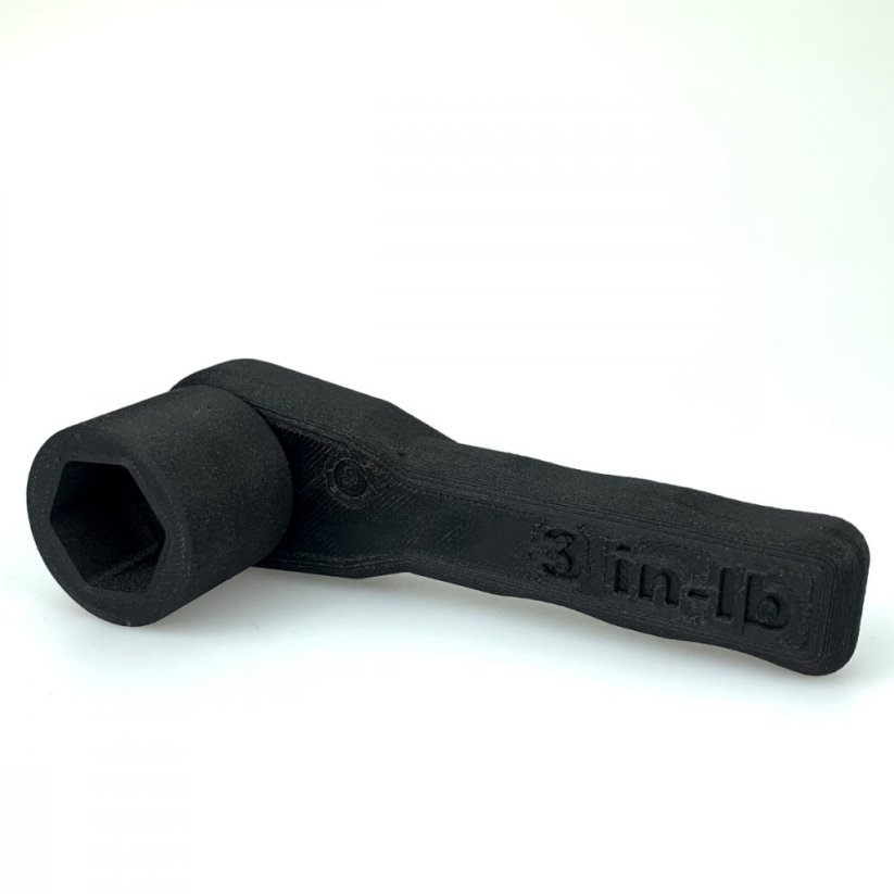 Filament Fiberlogy Nylon (PA12) + CF15 čierna (black) Výtlačok