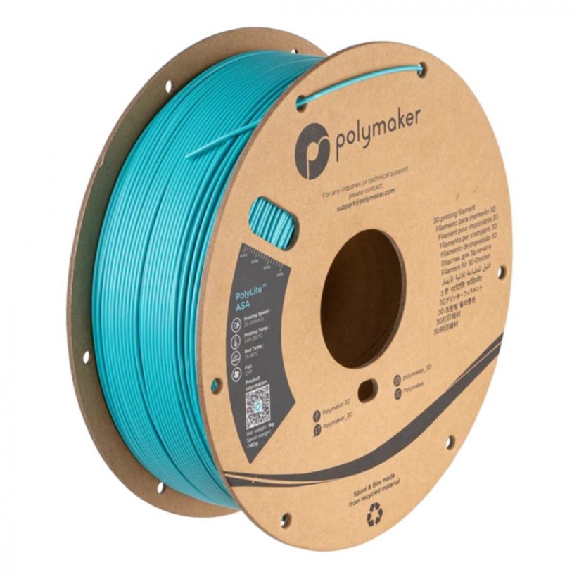 Polymaker PolyLite™ ASA modrozelená (teal)