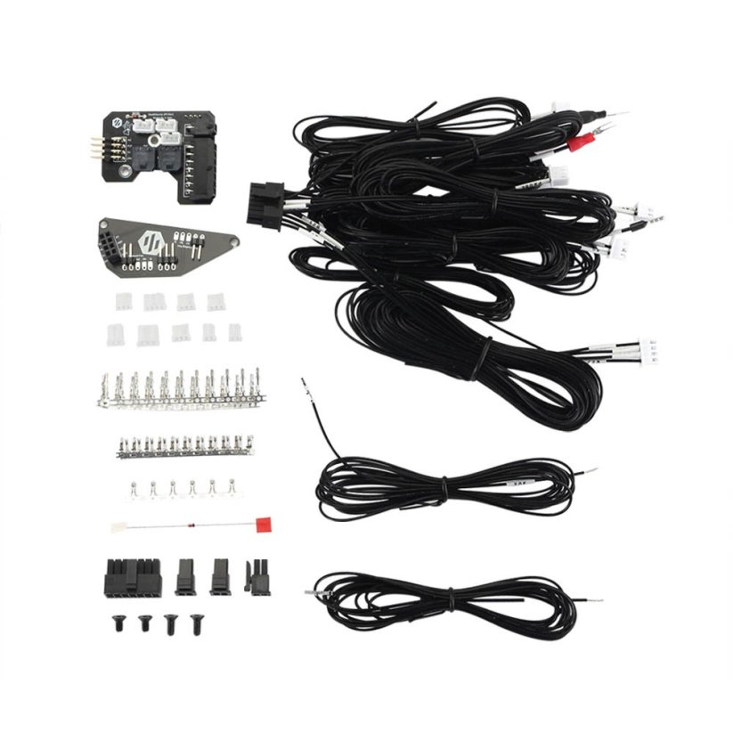 Voron Stealthburner Hartk Kit s dvěma PCB obsah balení s kabeláží