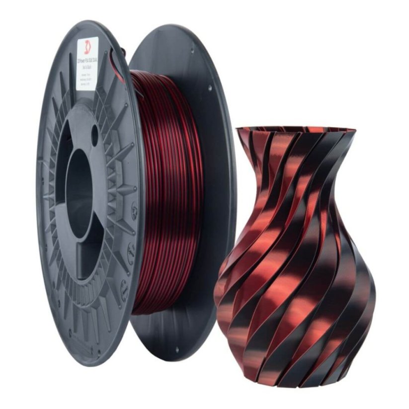 3DPower PLA SILK Dual Color - red/black 0,3 kg