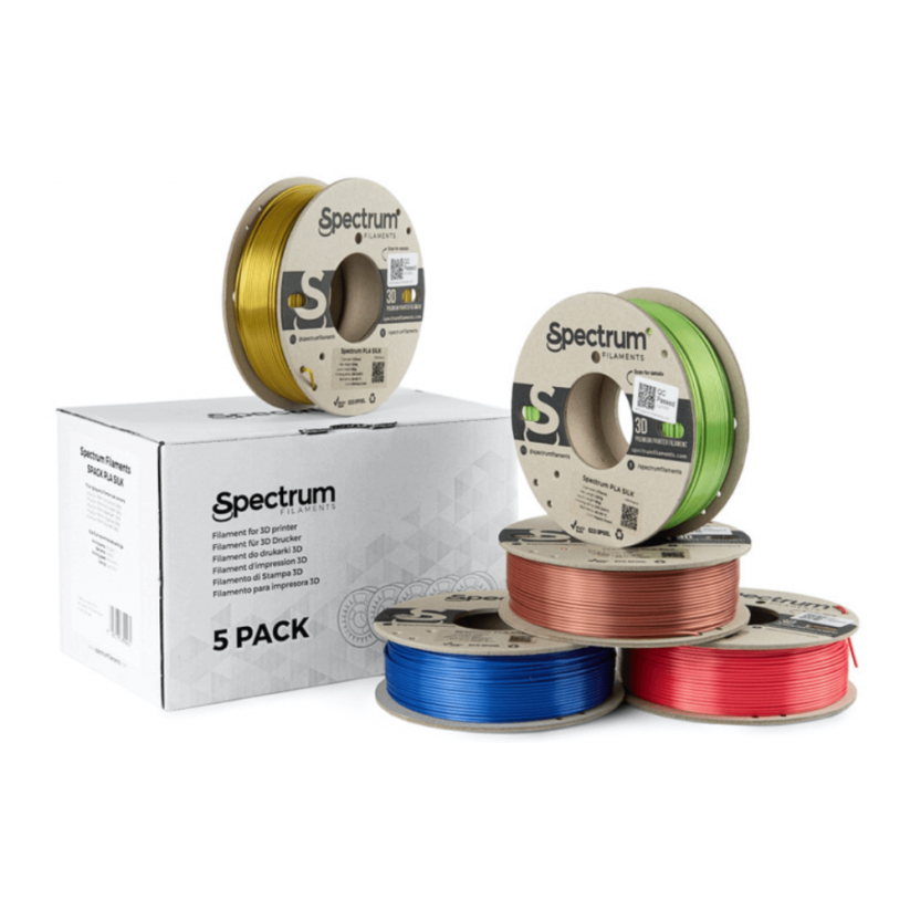 Spectrum 5pack PLA SILK 1,75mm (5x0,25kg)