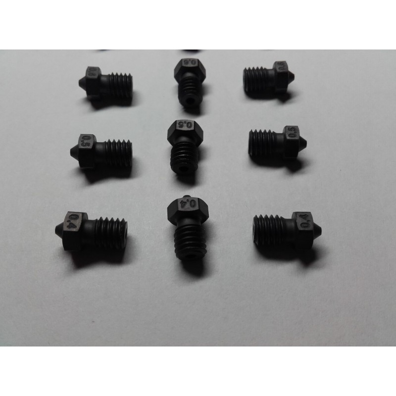 Techmodel V6 trysky kalená ocel (hardened steel)