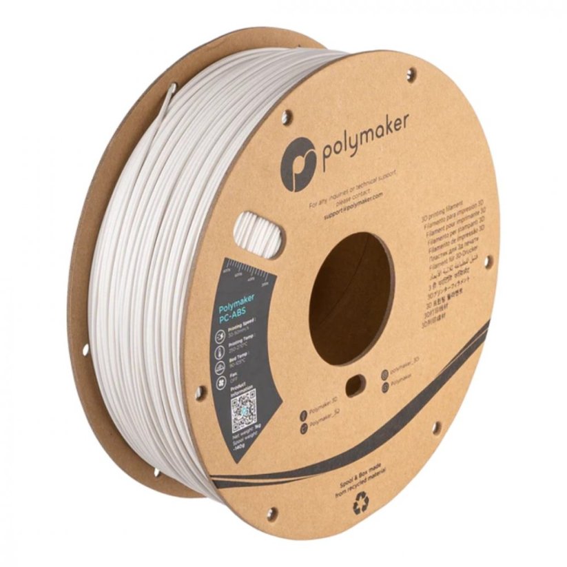 Polymaker PC-ABS - bílá (white)