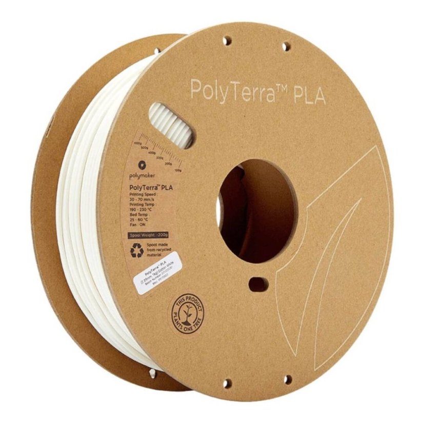 Polymaker PolyTerra™ PLA Cotton white 2,85 mm