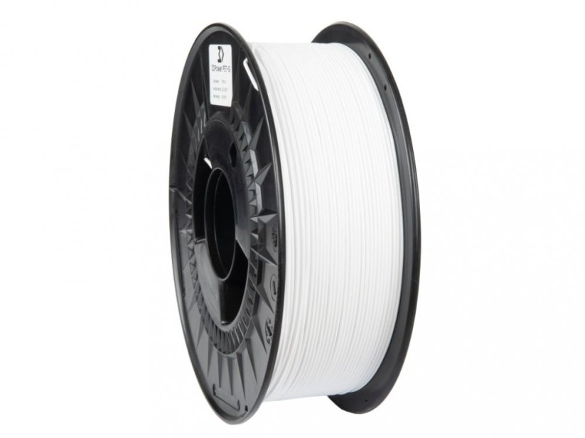 Filament 3DPower Basic PET-G biela (white)