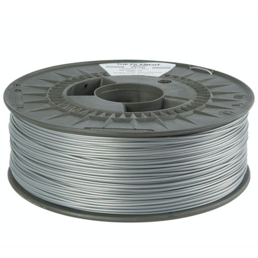 The Filament PETG silver aluminium