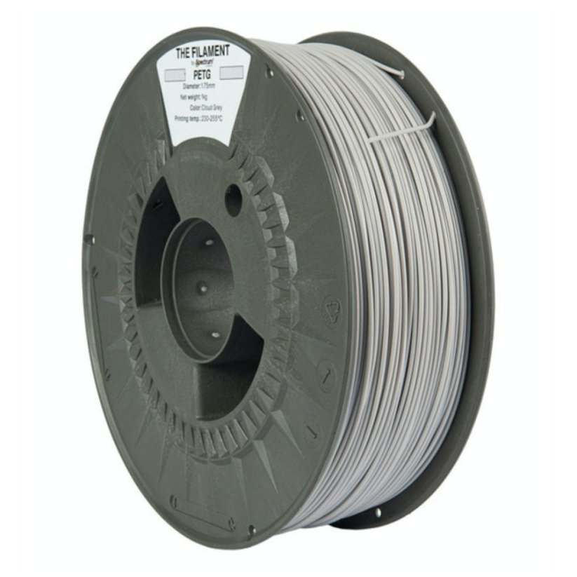 The Filament PETG šedá (cloud grey)