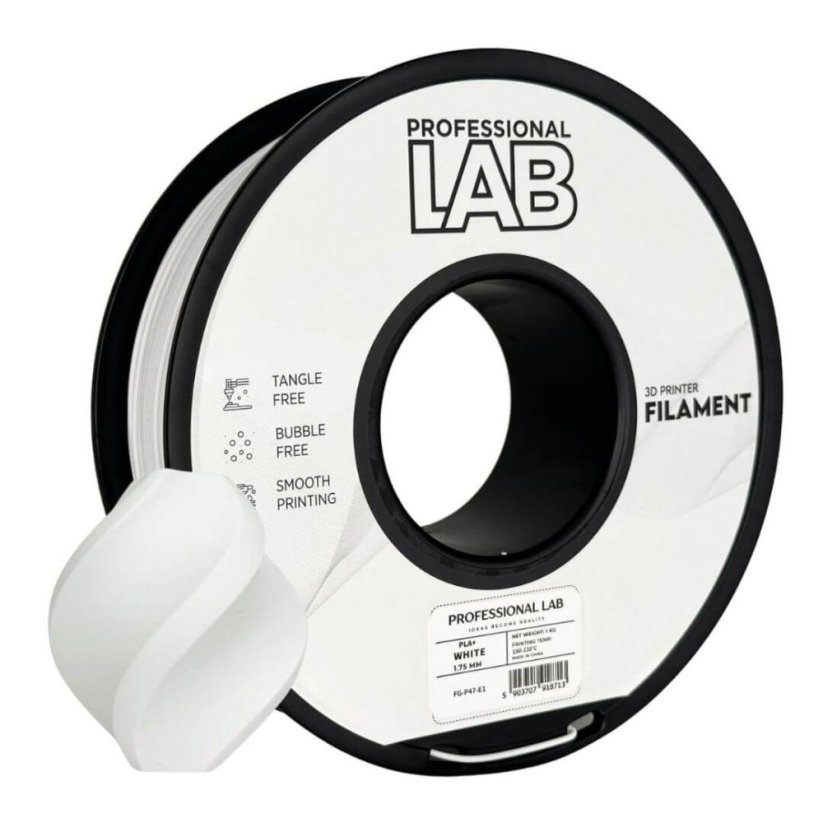 Professional Lab PLA+ bílá (white)