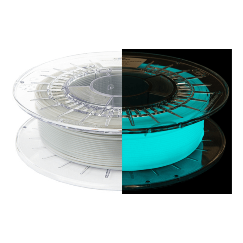 Spectrum PLA svietiaca v tme modrá (glow in the Dark blue) 0,5 kg