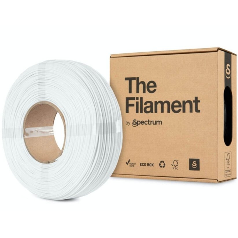 The Filament ReFill PETG biela (snow white)