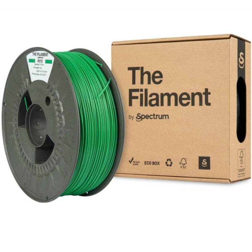The Filament PETG circuit green