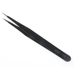Straight tweezers ESD-10