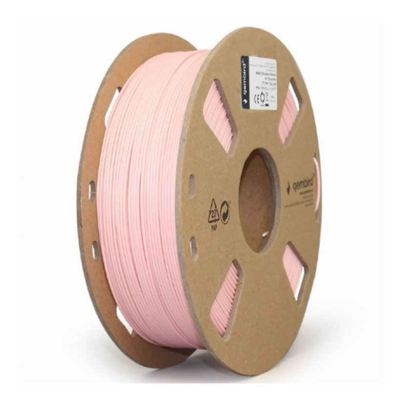 Gembird PLA Matte ružová (pink) 1 kg